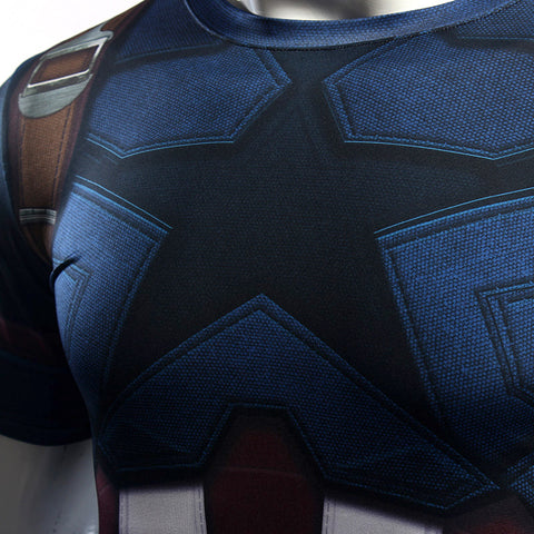 New Captain America Compression Shirt