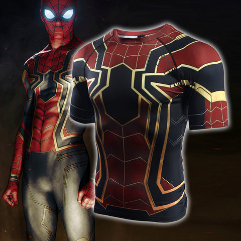 New Spiderman Compression Shirt